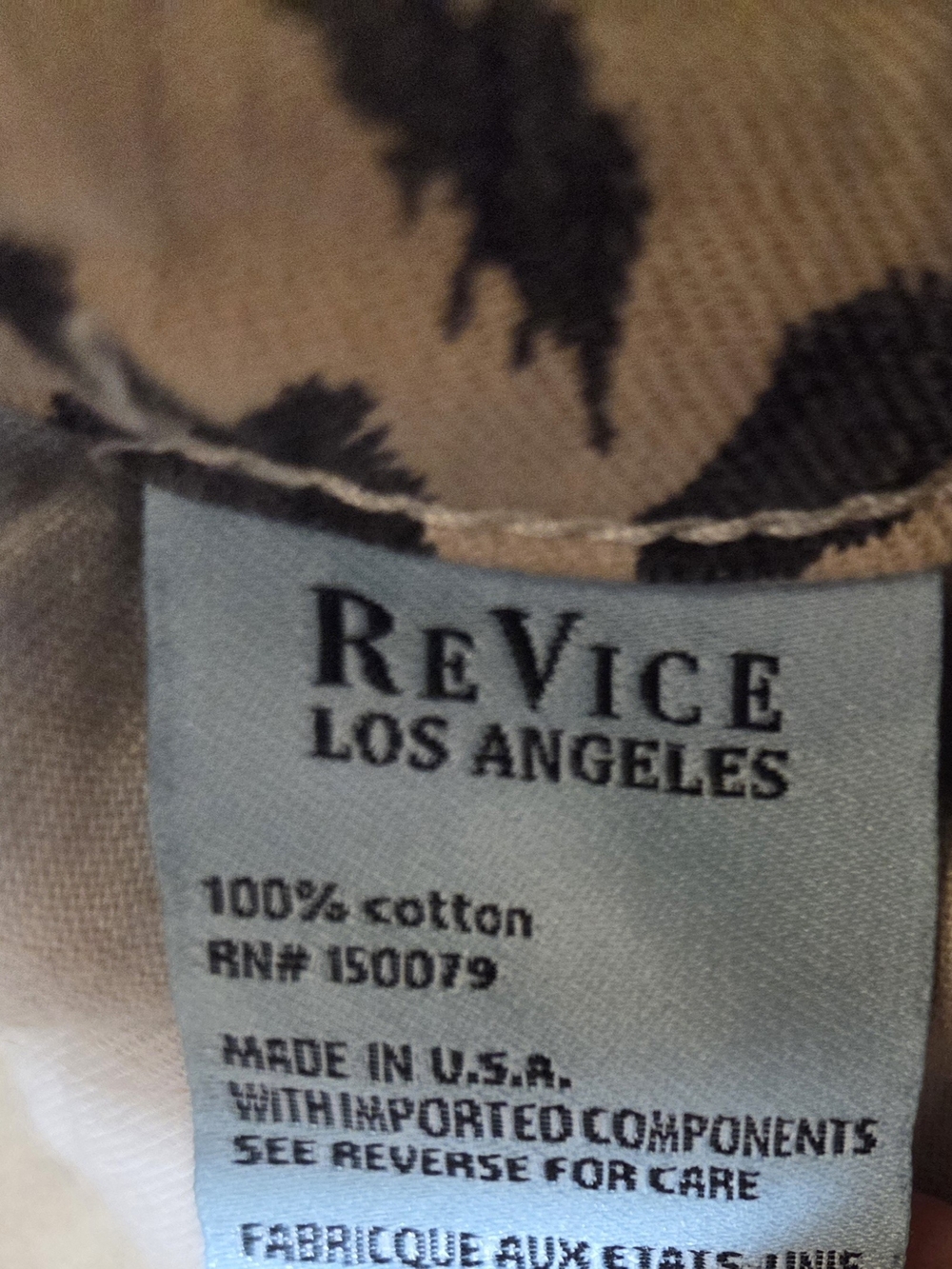 ReVice Los Angeles Leopard Print Wide Leg Jeans Size 27 Made in USA - Picture 12 of 13